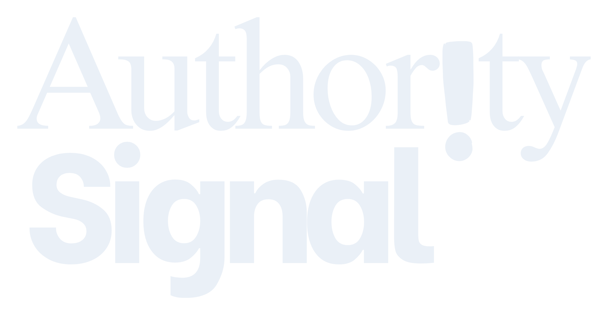 Authority Signal