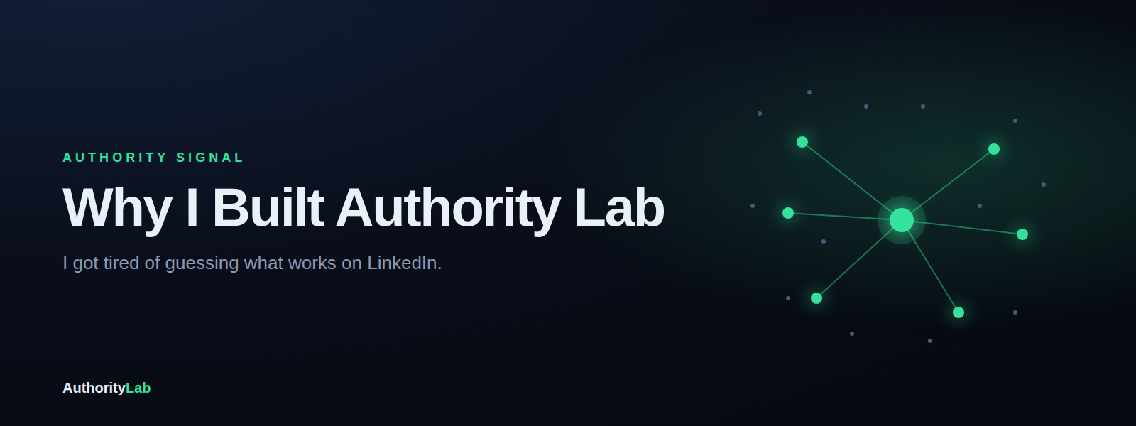 Why I Built Authority Lab