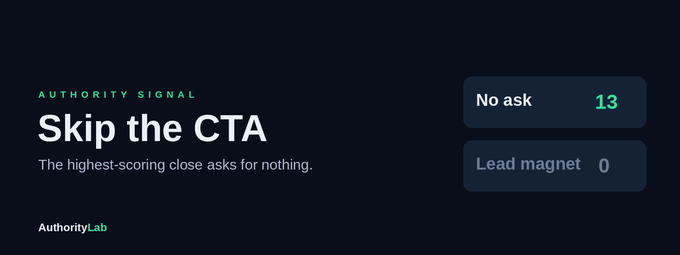 Why the Best LinkedIn Posts Skip the CTA